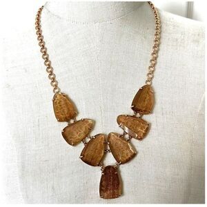 Kendra Scott rose gold  Harlie necklace